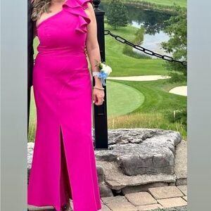 Hot pink Eliza J dress